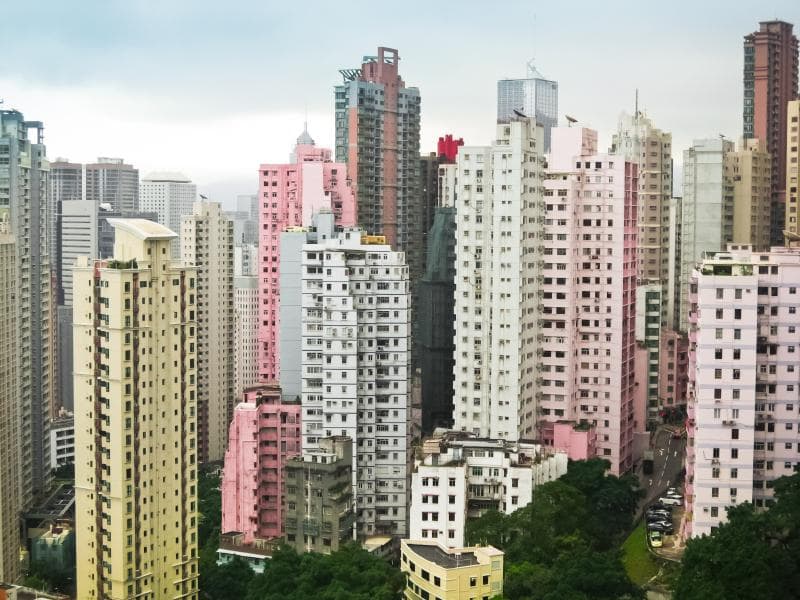 Skyscrapers in Hong Kong